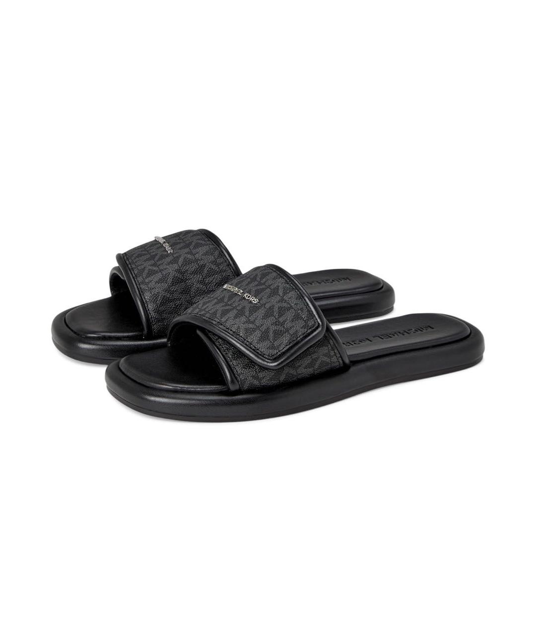 MICHAEL KORS Черные шлепанцы, фото 2