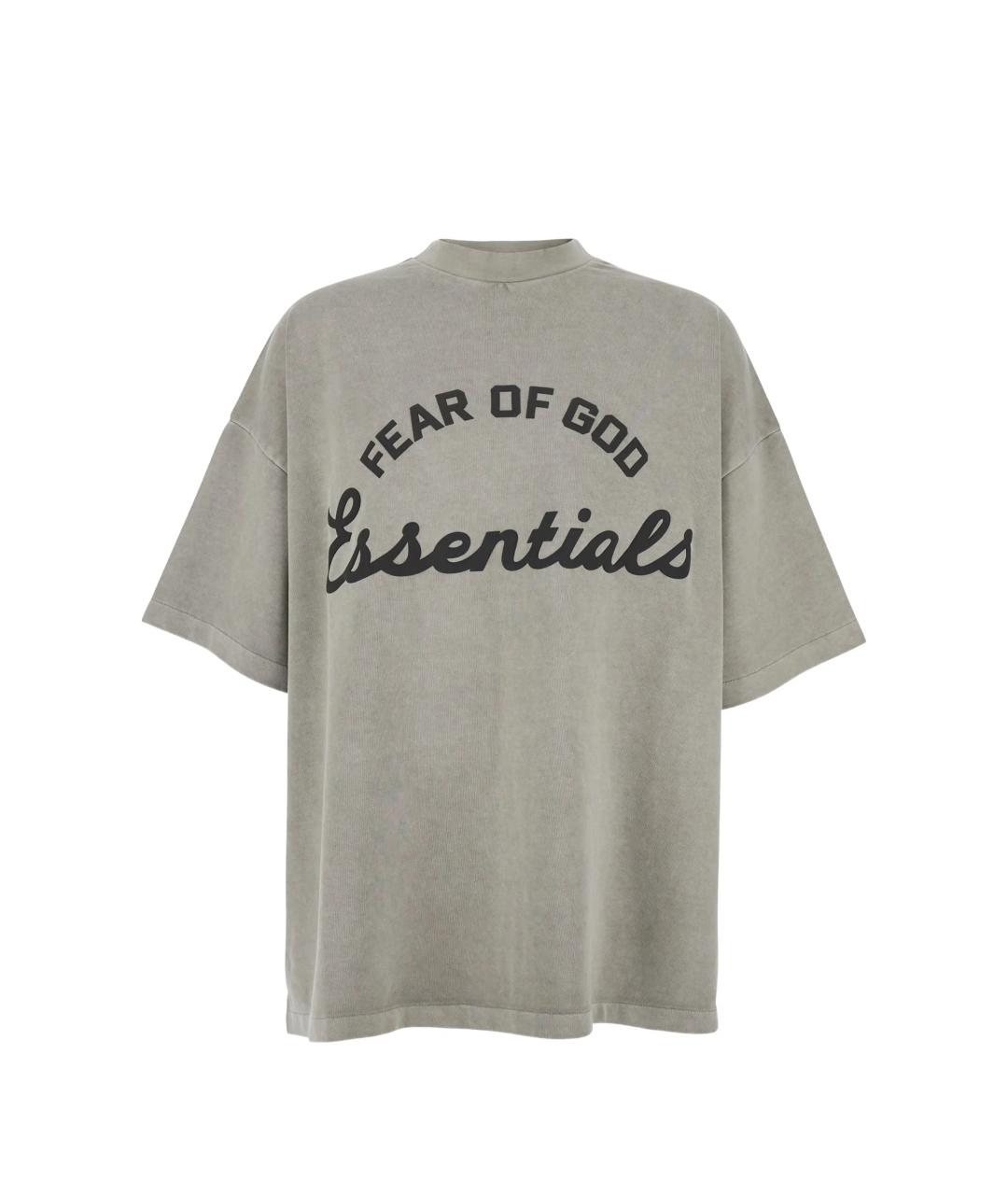 FEAR OF GOD ESSENTIALS Хлопковая футболка, фото 1