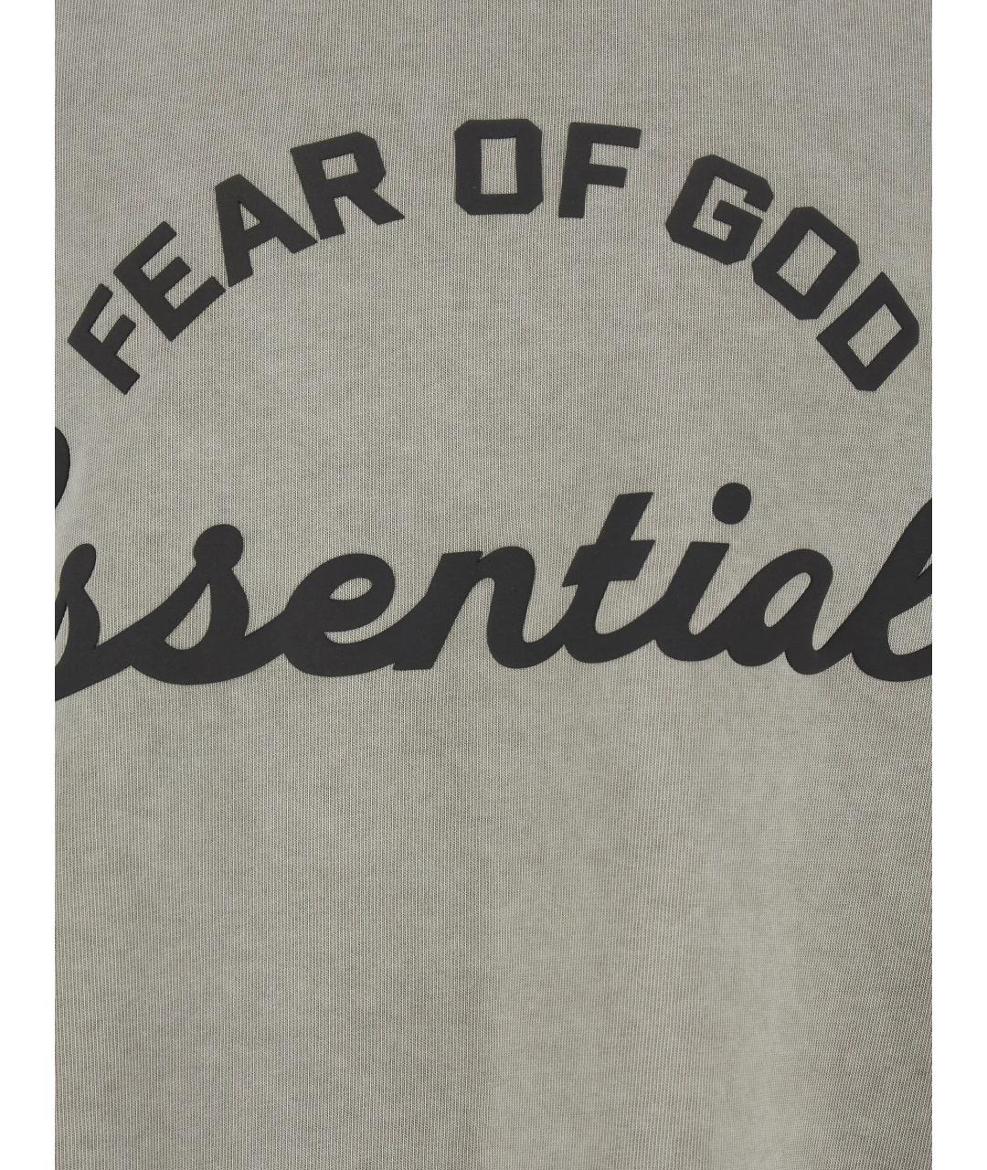 FEAR OF GOD ESSENTIALS Хлопковая футболка, фото 2