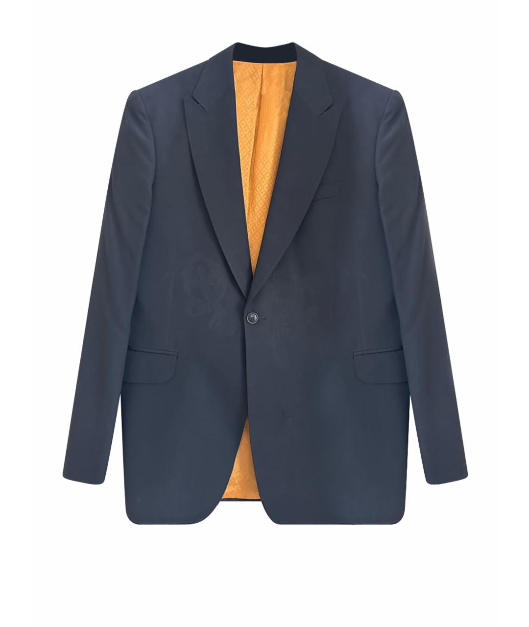 KENZO Черный шерстяной пиджак, фото 1