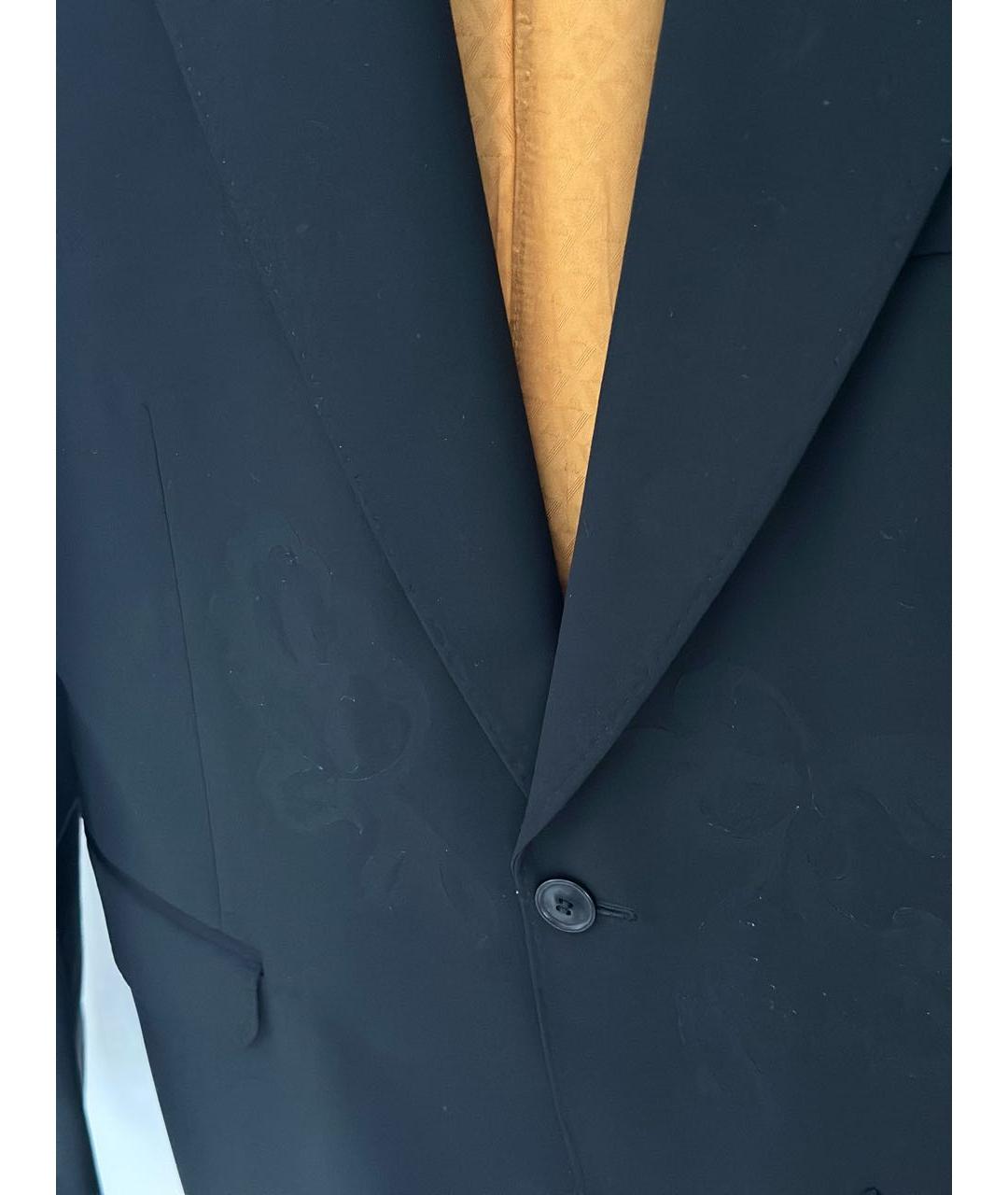 KENZO Черный шерстяной пиджак, фото 4