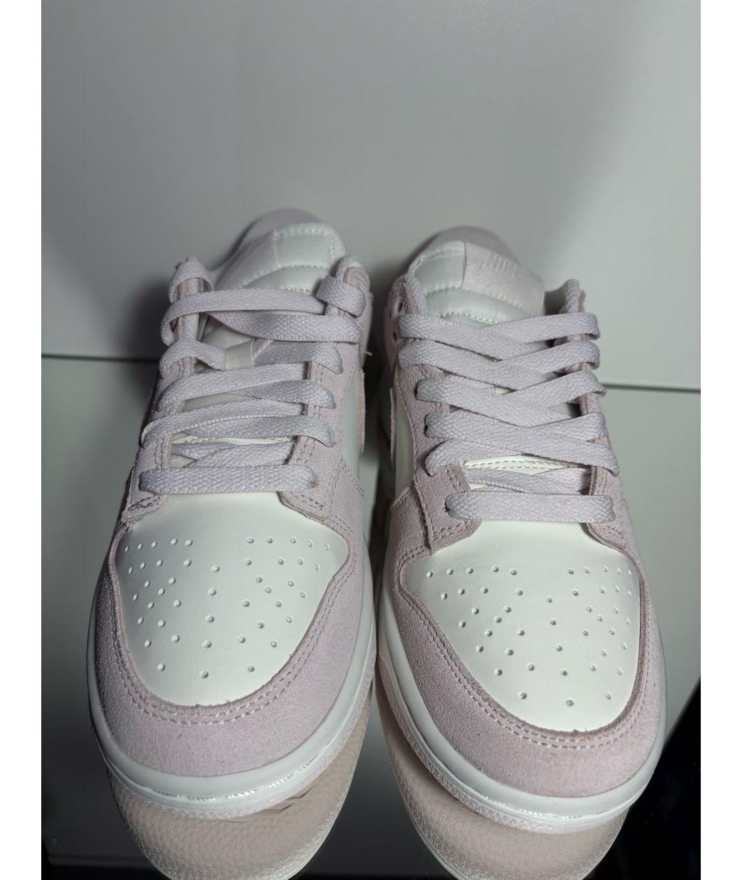 NIKE Розовые замшевые кроссовки, фото 2