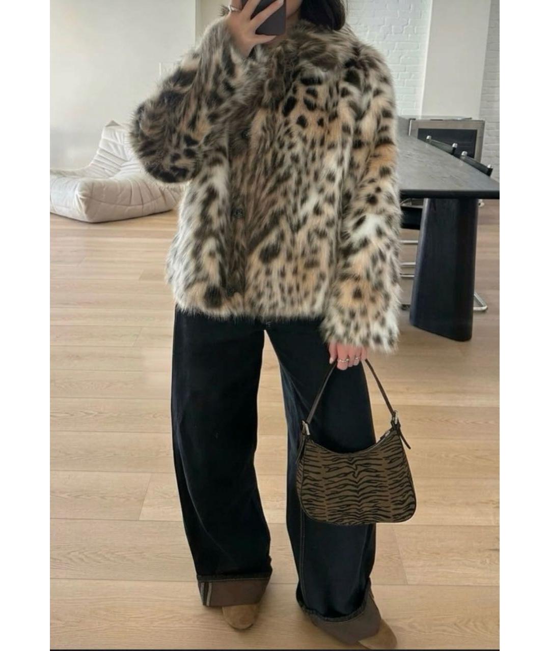 FENDI Коричневая сумка с короткими ручками, фото 2