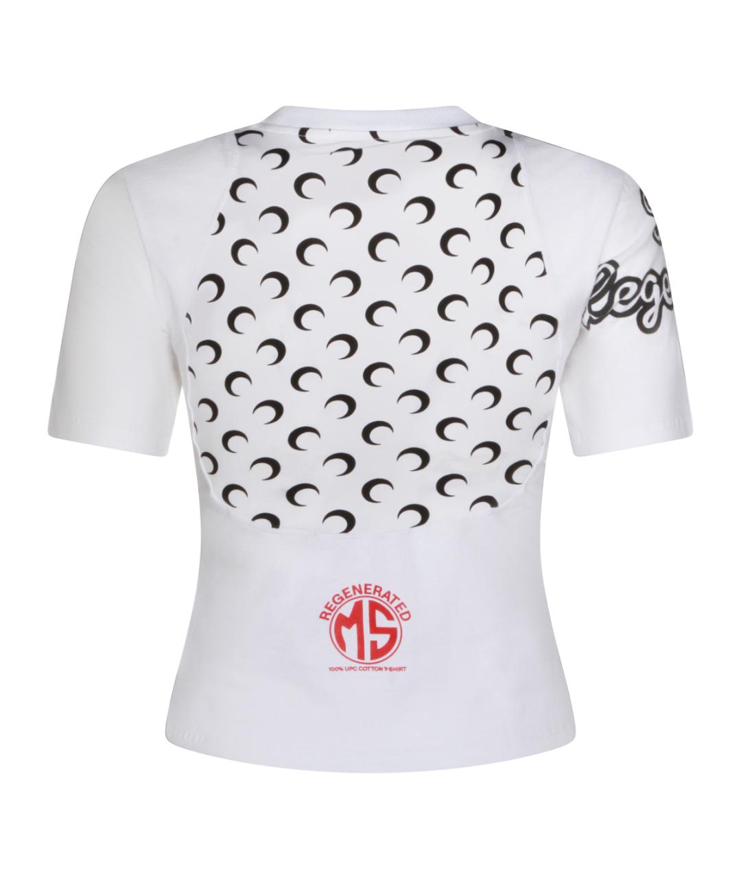 MARINE SERRE Мульти полиамидовая футболка, фото 2