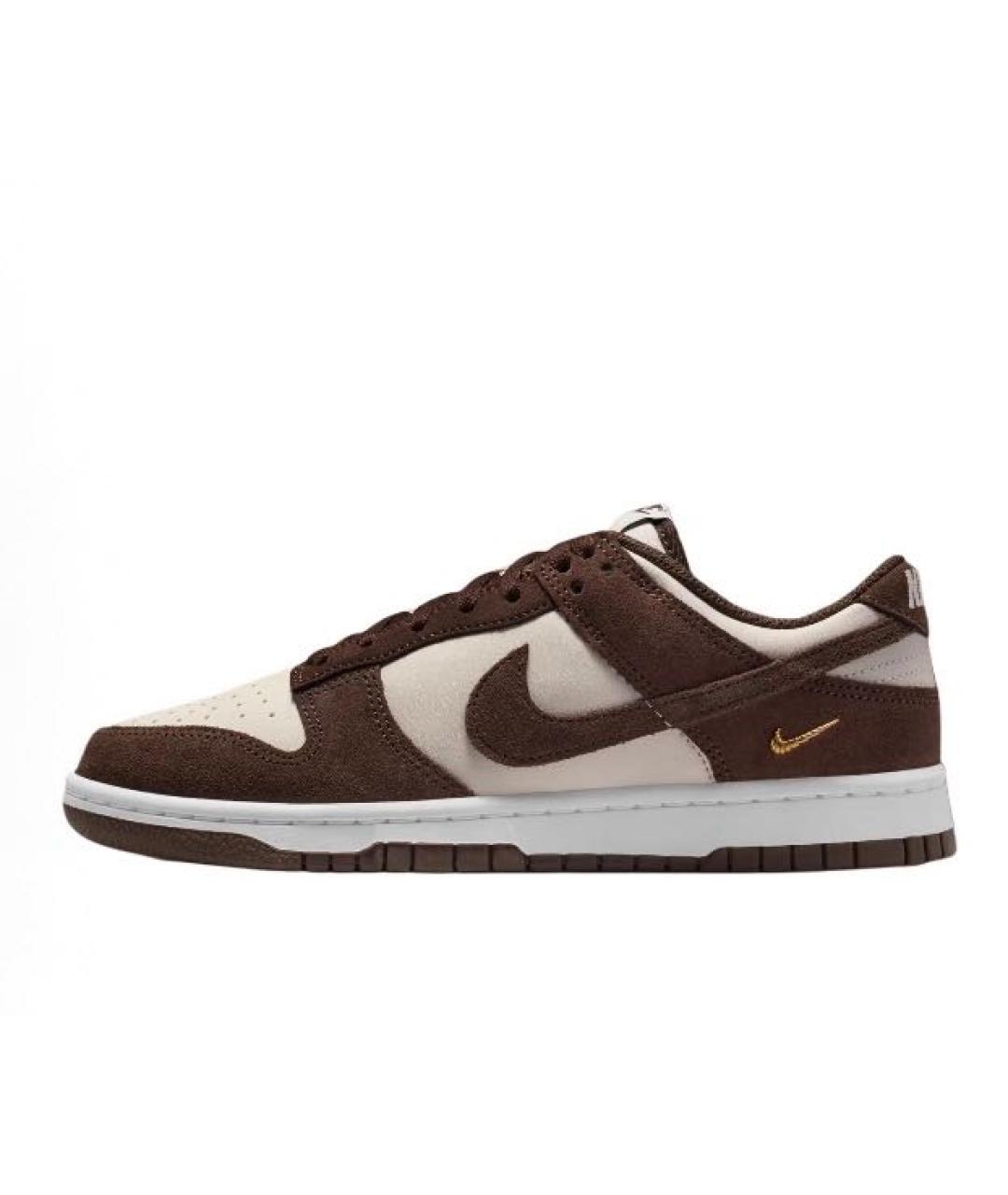 NIKE Коричневые замшевые кроссовки, фото 5