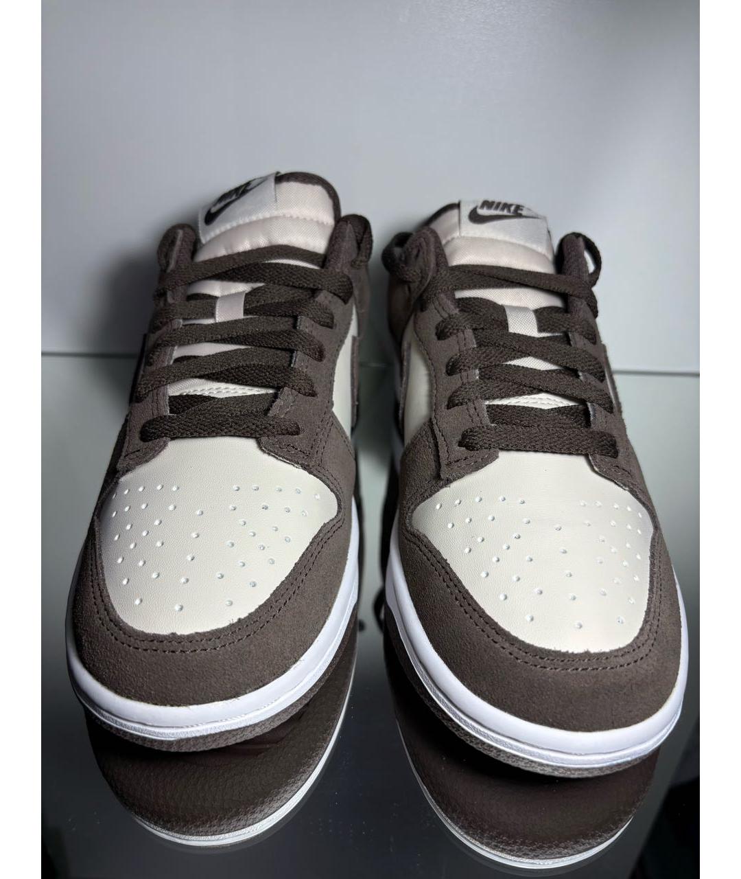 NIKE Коричневые замшевые кроссовки, фото 2
