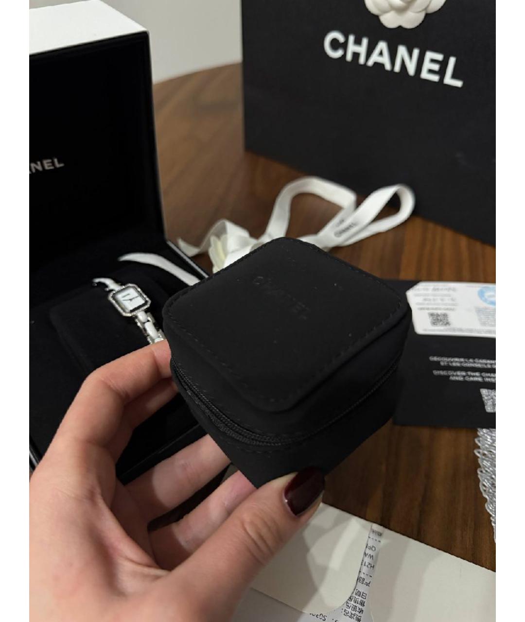 CHANEL Серебряные часы, фото 2