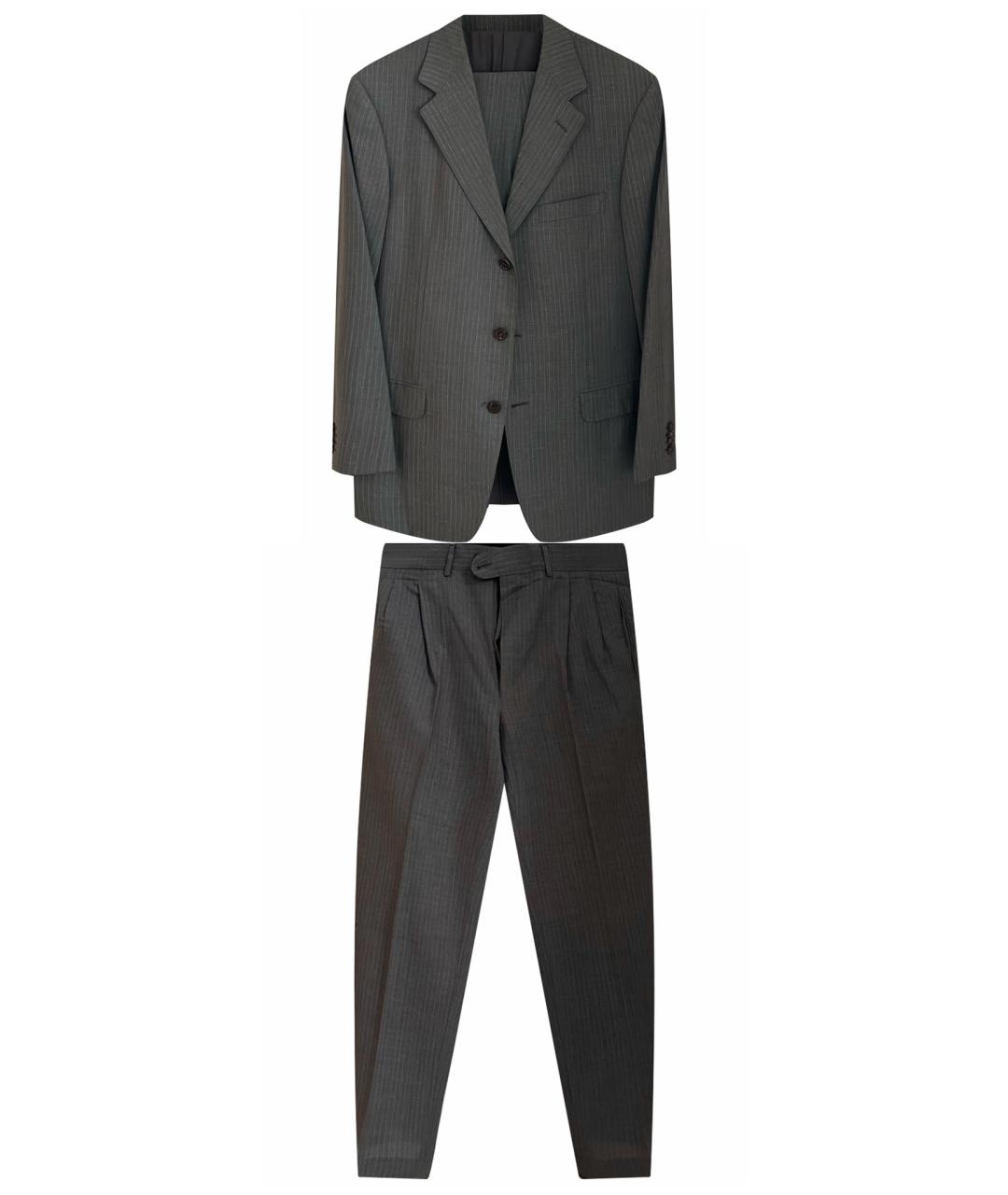 ERMENEGILDO ZEGNA XXX Серый классический костюм, фото 1