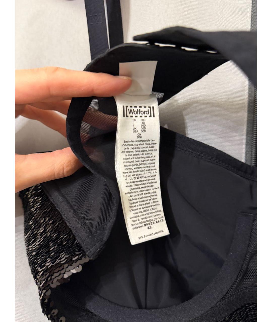 WOLFORD Черный бюстгалтеры, фото 5