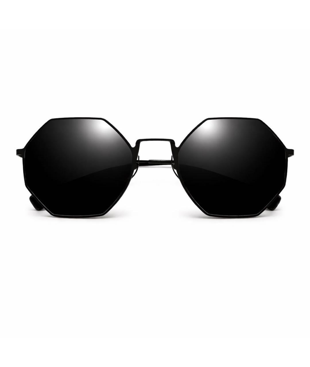 FENDI Черные металлические солнцезащитные очки, фото 9