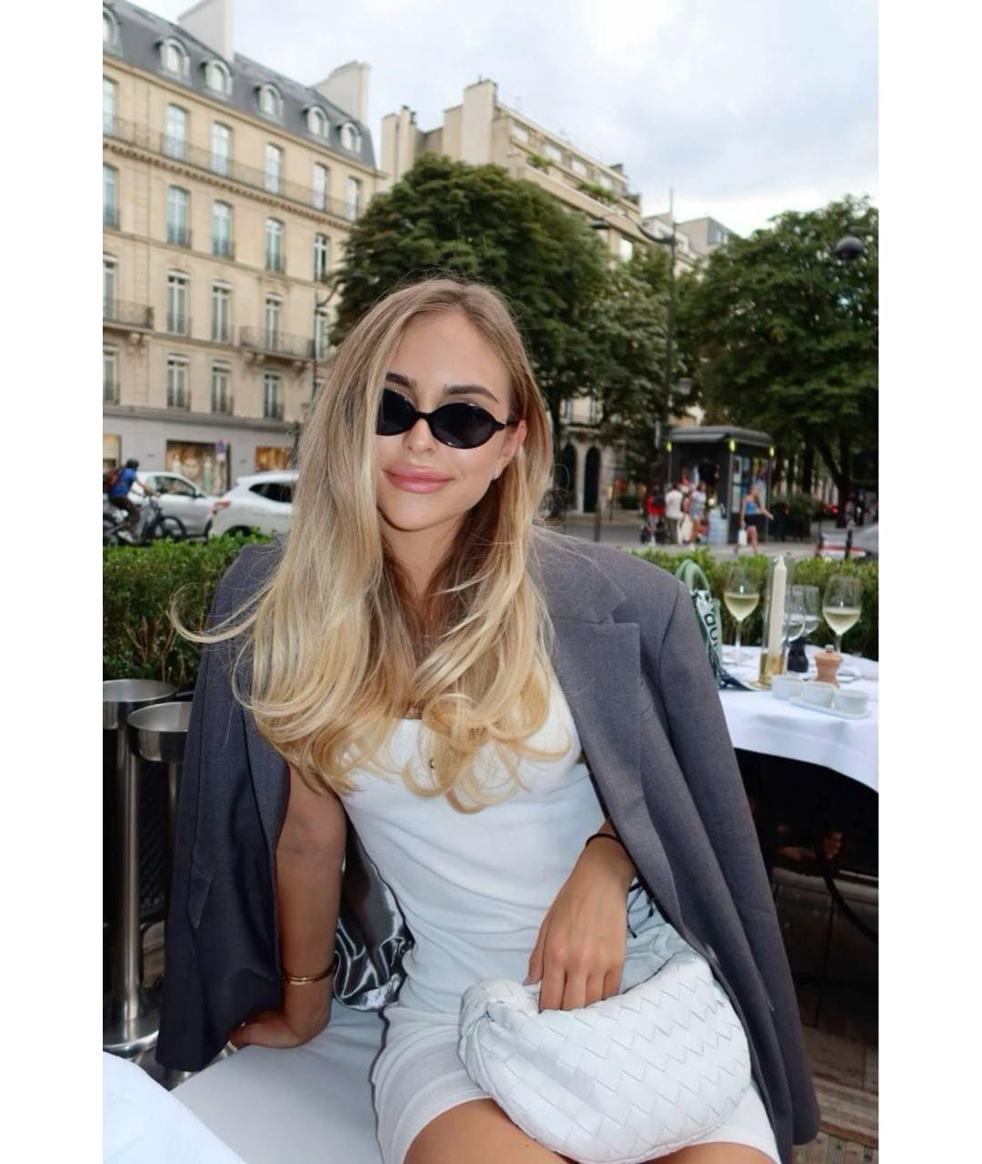 MIU MIU Коричневые пластиковые солнцезащитные очки, фото 4