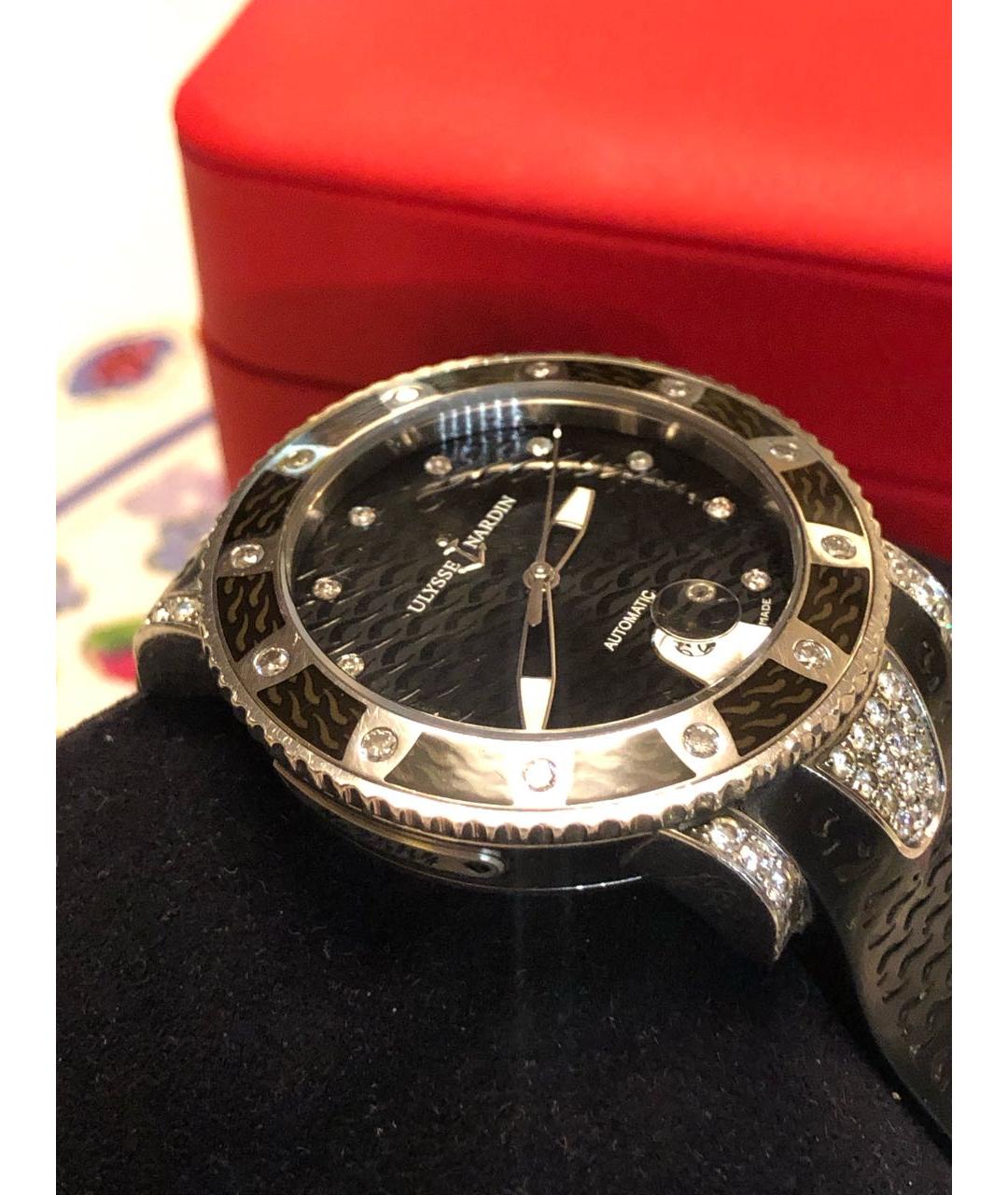 Ulysse Nardin Черные металлические часы, фото 6