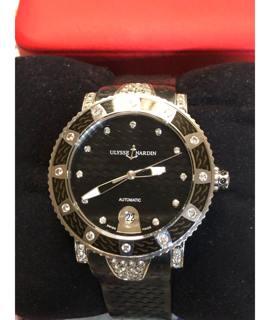 Ulysse Nardin Черные металлические часы, фото 9