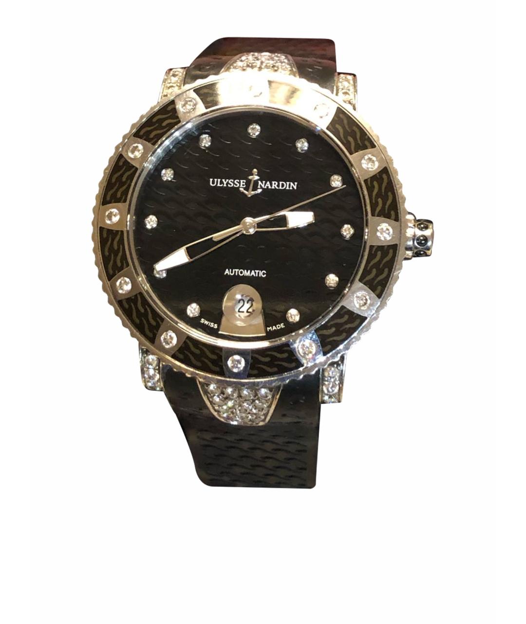 Ulysse Nardin Черные металлические часы, фото 1