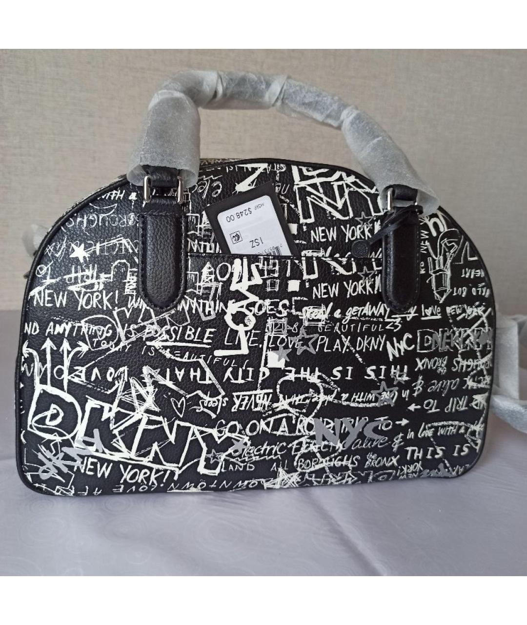 DKNY Мульти кожаная сумка с короткими ручками, фото 3