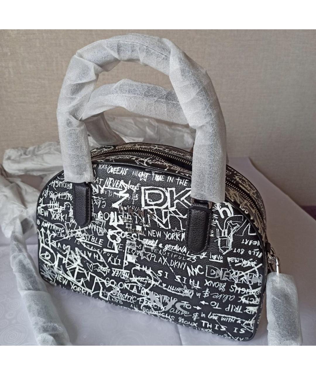 DKNY Мульти кожаная сумка с короткими ручками, фото 7