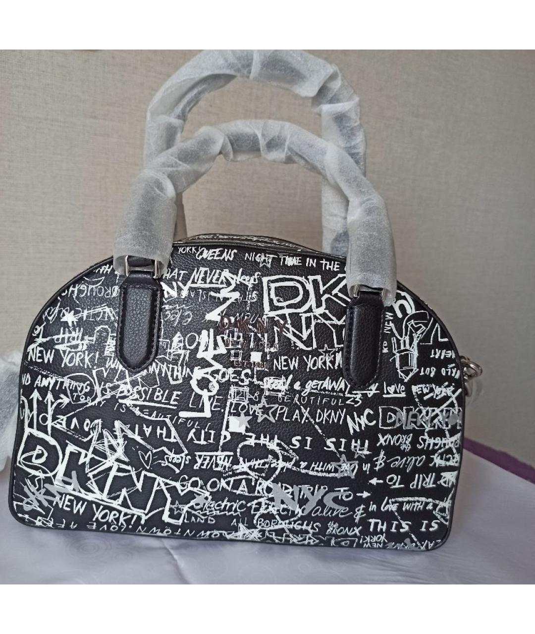 DKNY Мульти кожаная сумка с короткими ручками, фото 9