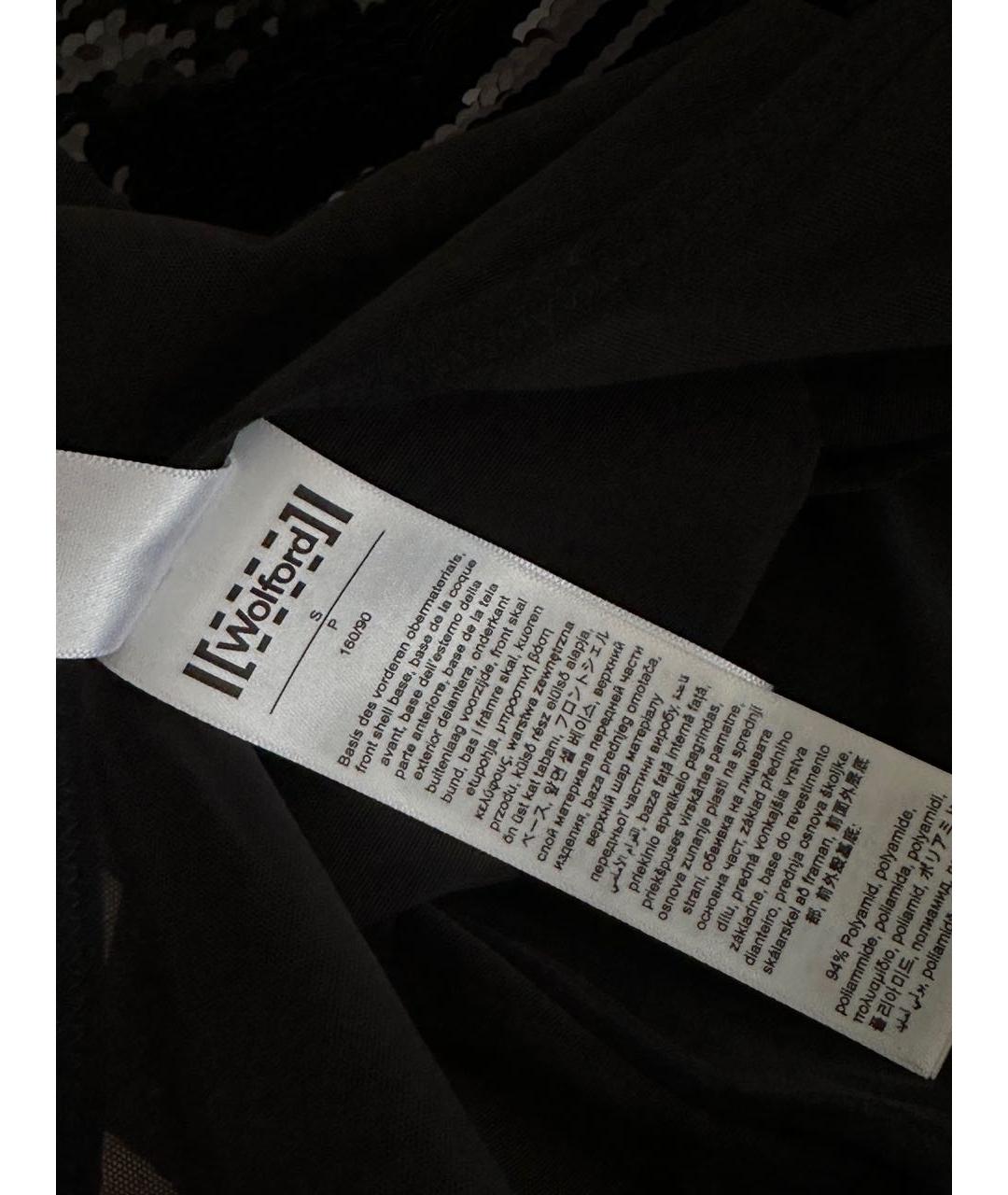 WOLFORD Черное полиэстеровое боди, фото 3