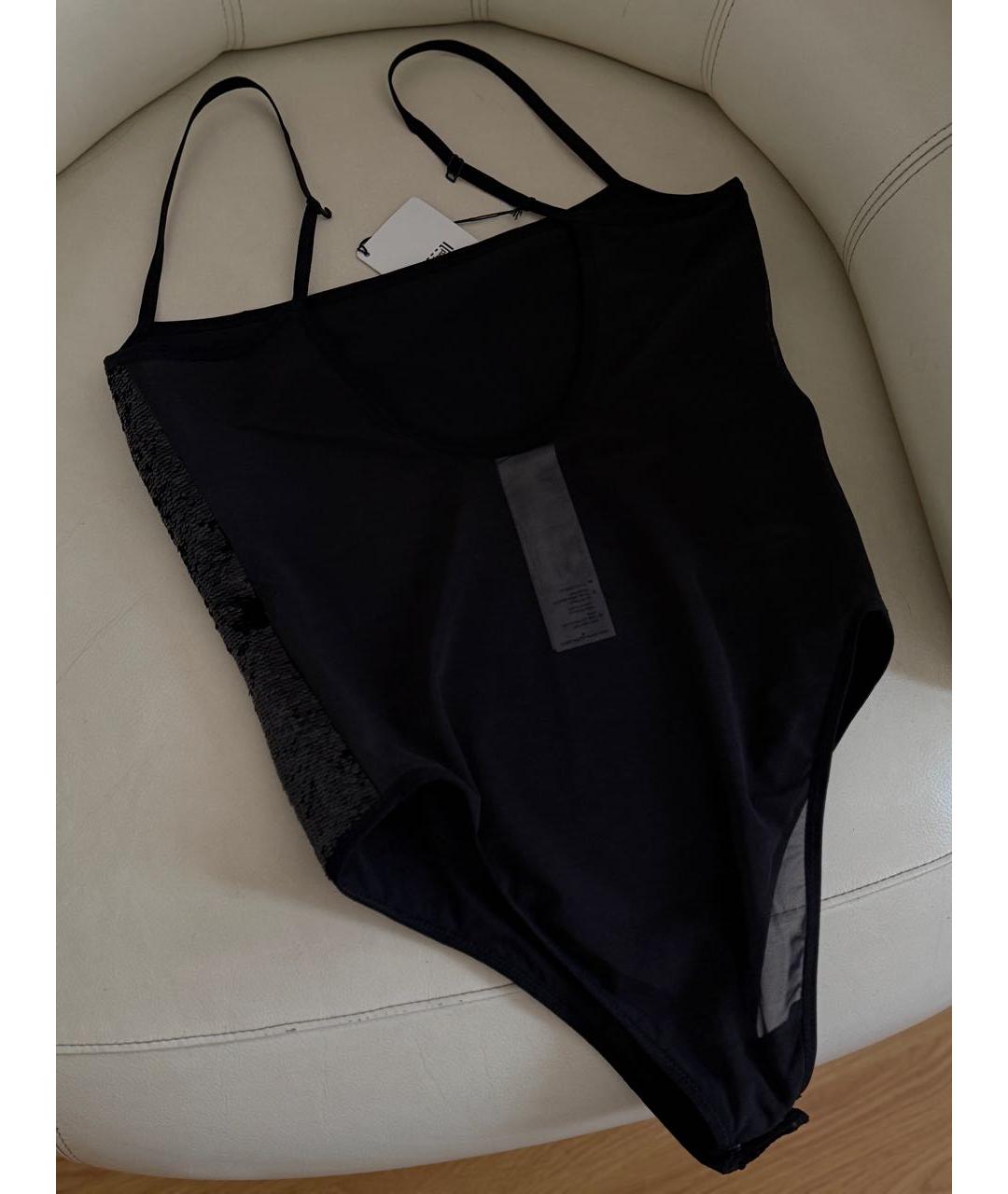 WOLFORD Черное полиэстеровое боди, фото 6