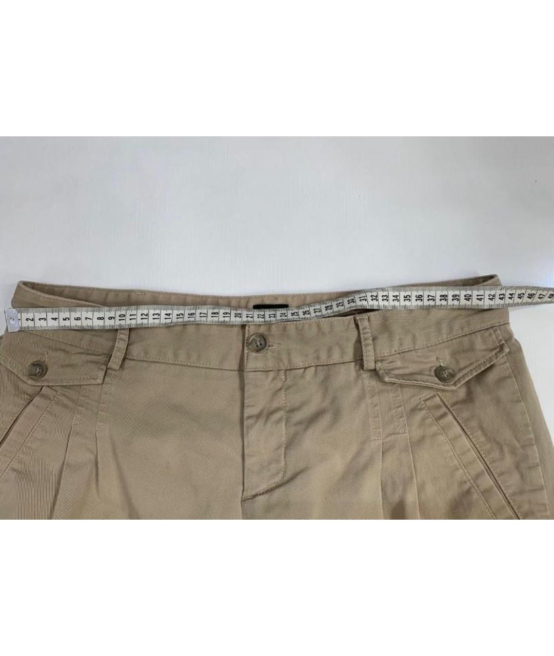 DOLCE&GABBANA Бежевые хлопковые шорты, фото 5