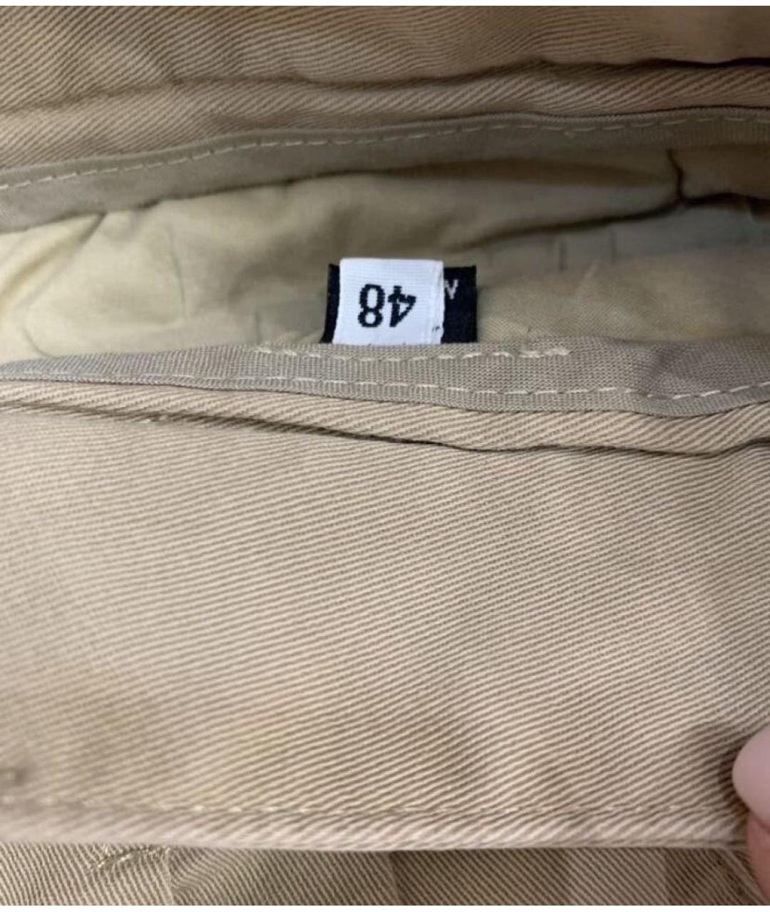 DOLCE&GABBANA Бежевые хлопковые шорты, фото 6