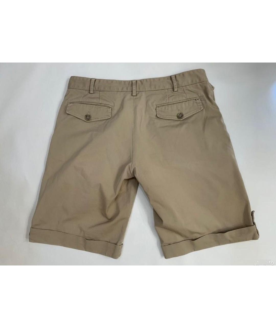 DOLCE&GABBANA Бежевые хлопковые шорты, фото 2