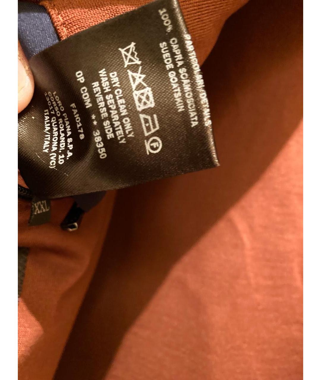 LORO PIANA Темно-синий шерстяной жилет, фото 7