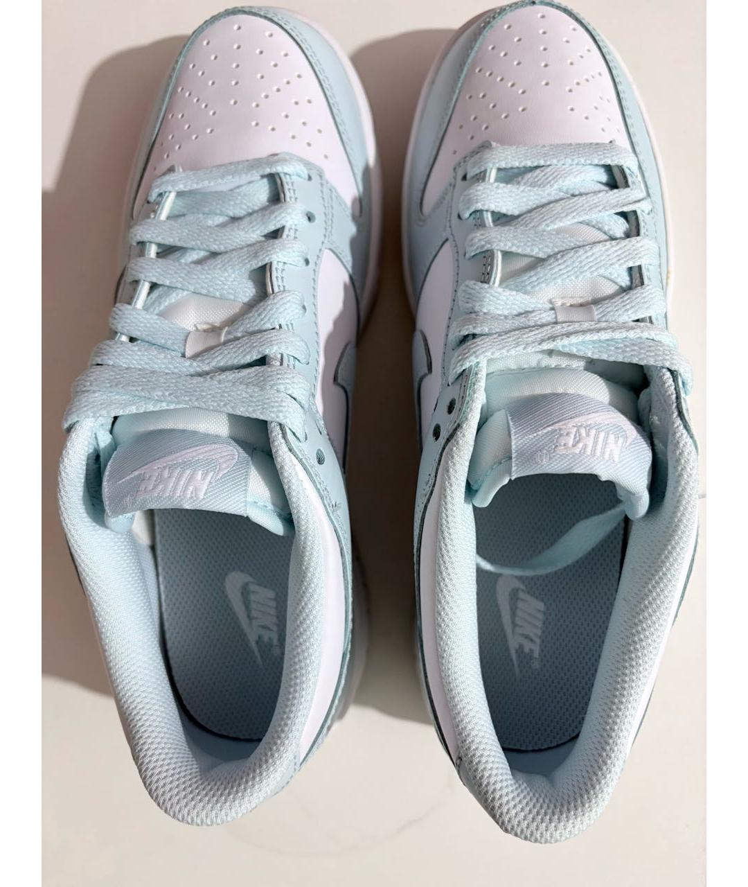 NIKE Голубые кожаные кроссовки, фото 3