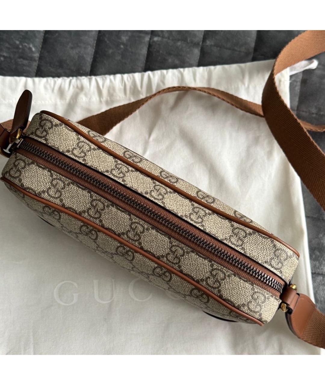 GUCCI Бежевая сумка через плечо, фото 8