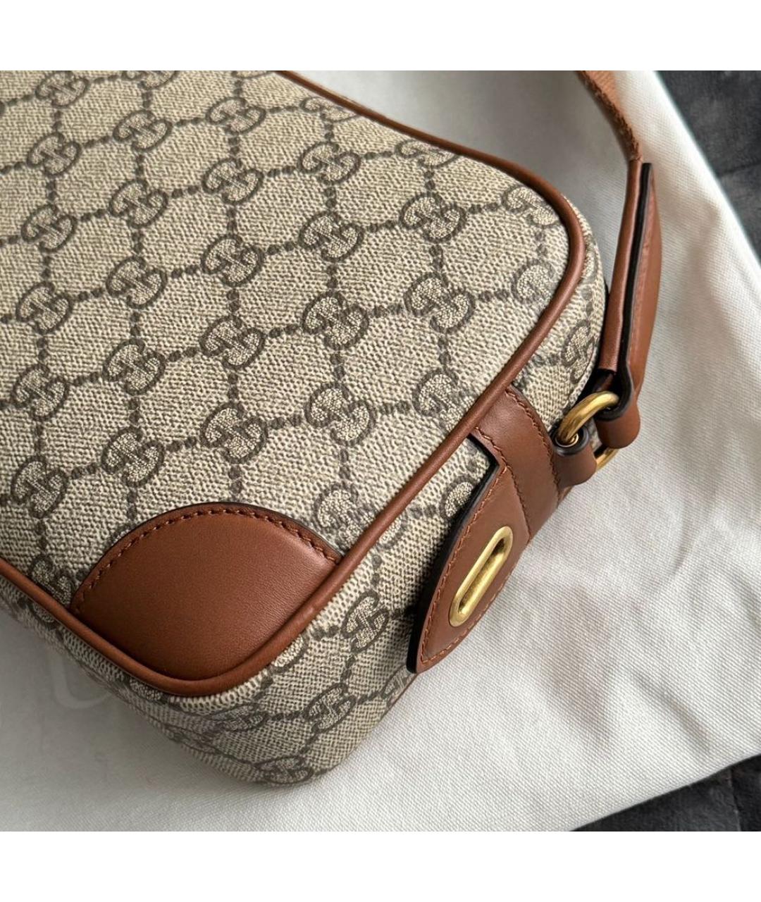 GUCCI Бежевая сумка через плечо, фото 7