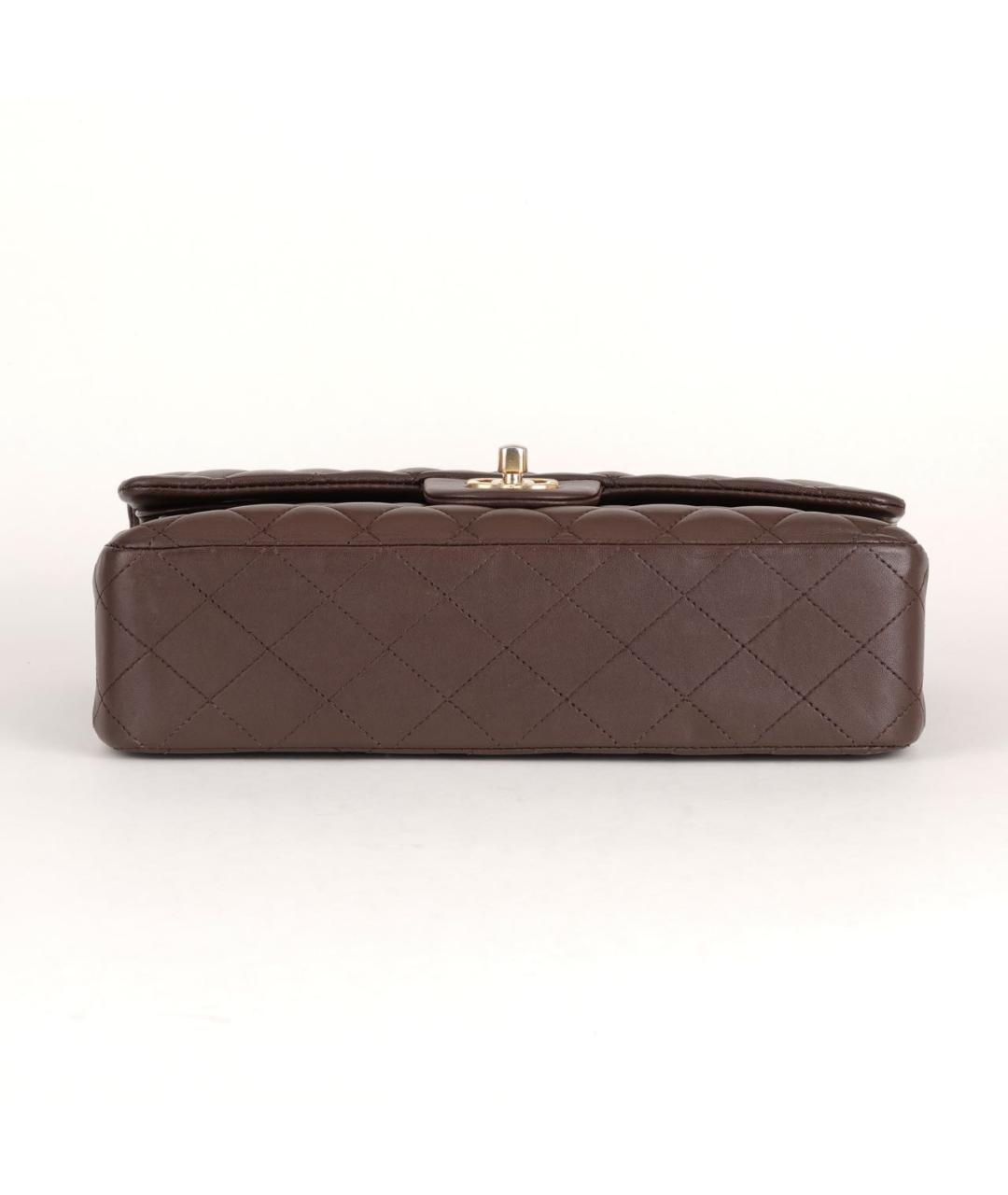 CHANEL Коричневая кожаная сумка через плечо, фото 6