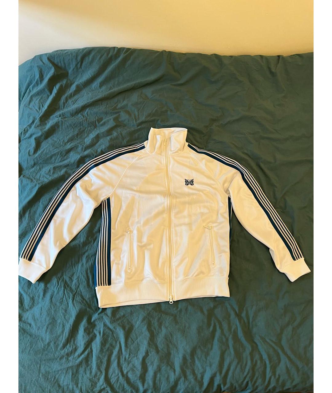 NEEDLES Белая полиэстеровая спортивная куртка, фото 5