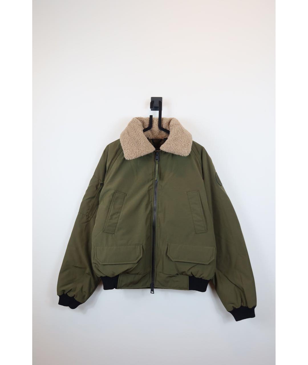 CANADA GOOSE Хаки полиамидовый пуховик, фото 9