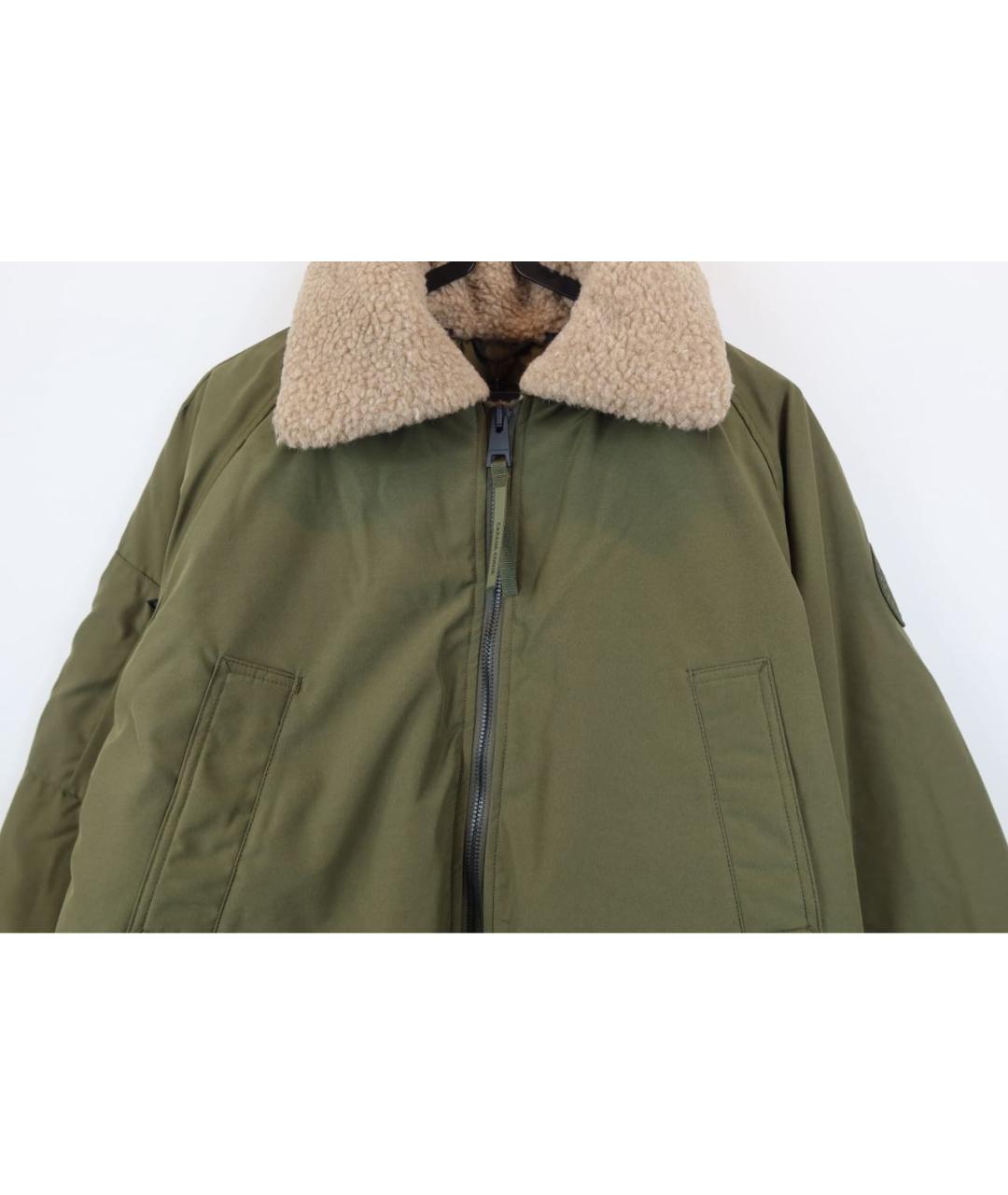 CANADA GOOSE Хаки полиамидовый пуховик, фото 5