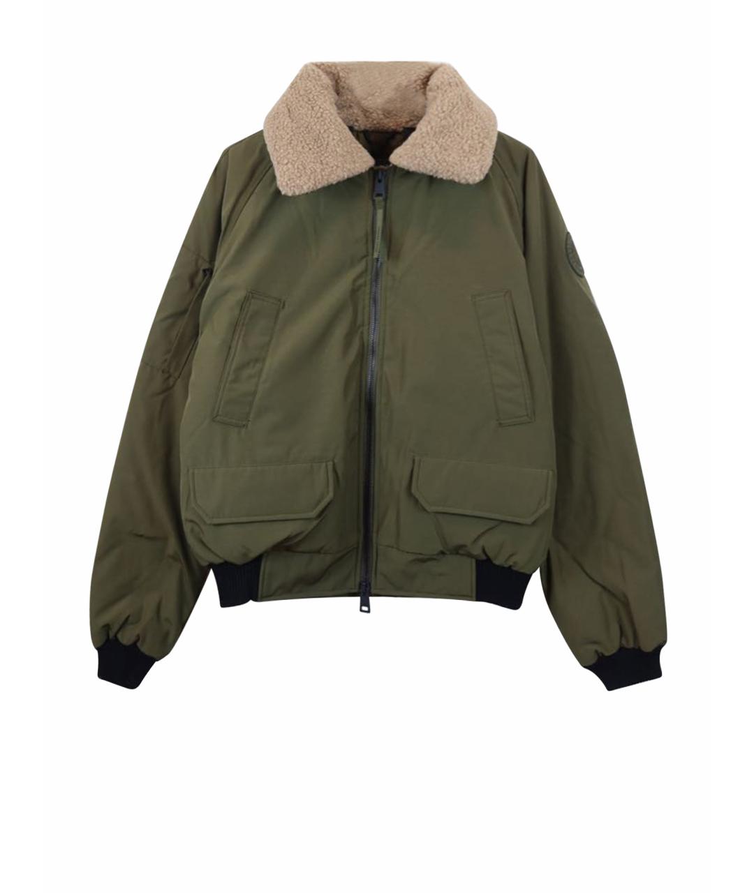 CANADA GOOSE Хаки полиамидовый пуховик, фото 1