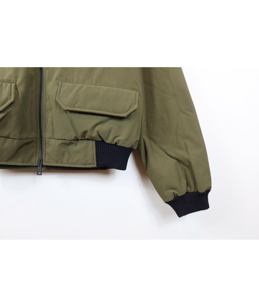 CANADA GOOSE Хаки полиамидовый пуховик, фото 3