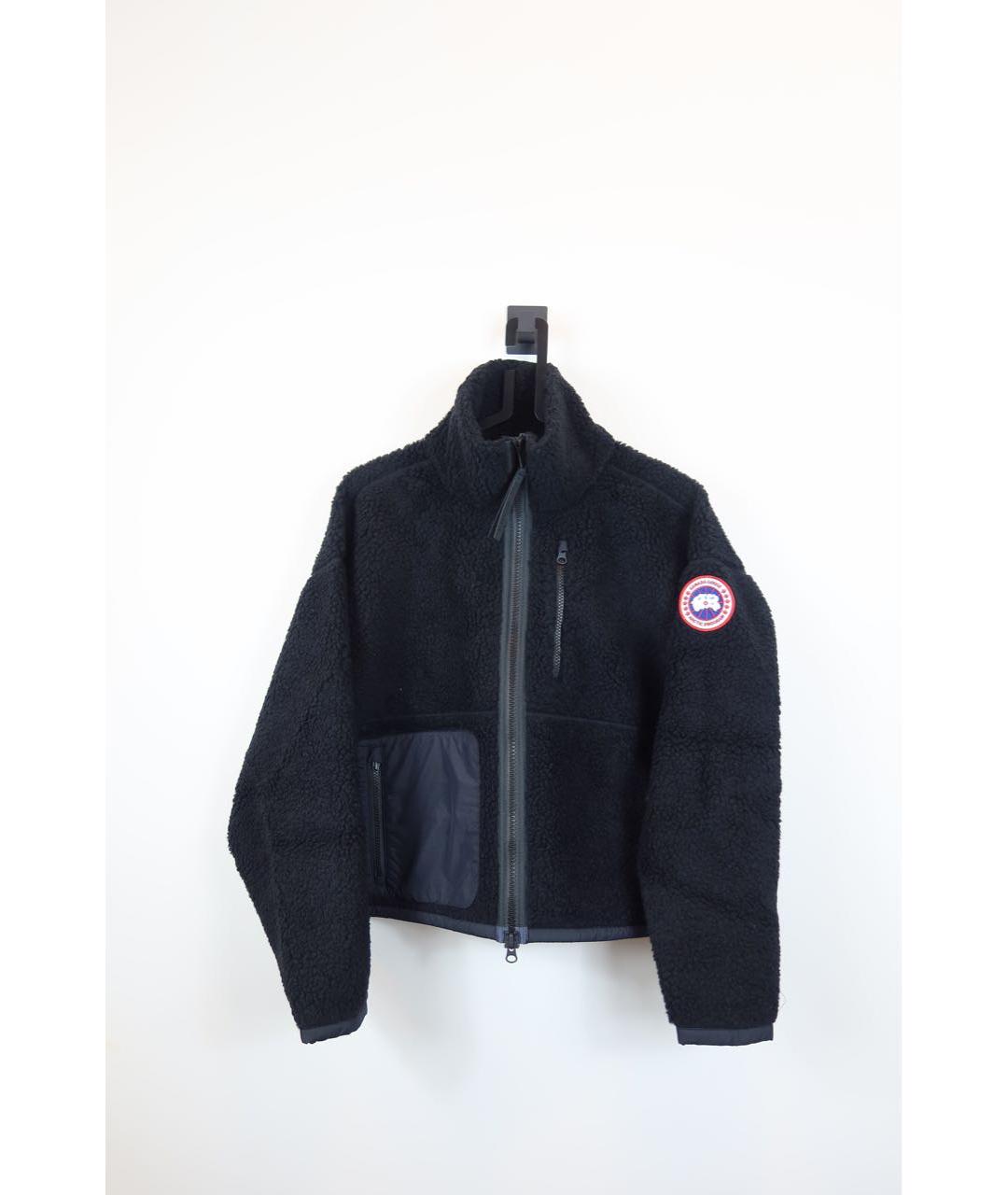 CANADA GOOSE Черная шерстяная куртка, фото 8