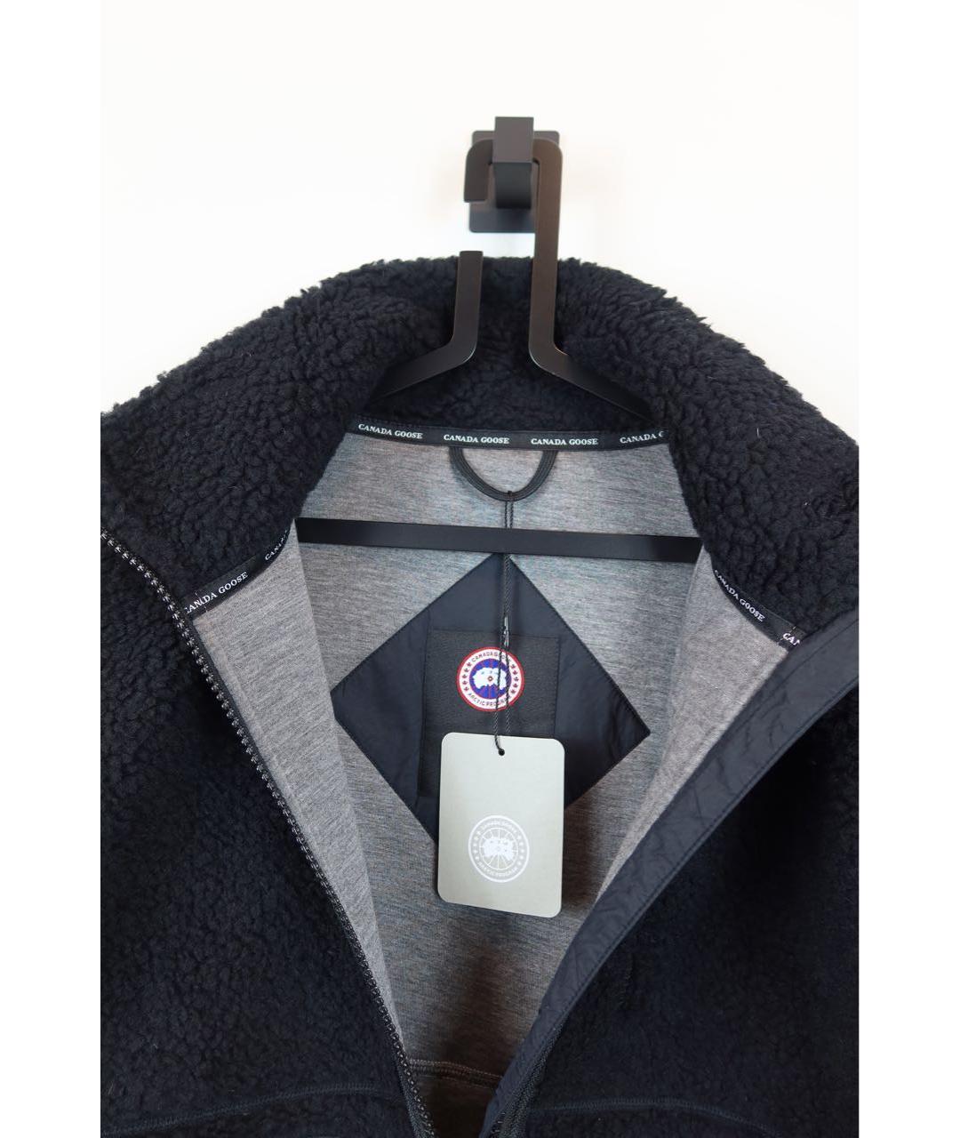 CANADA GOOSE Черная шерстяная куртка, фото 6