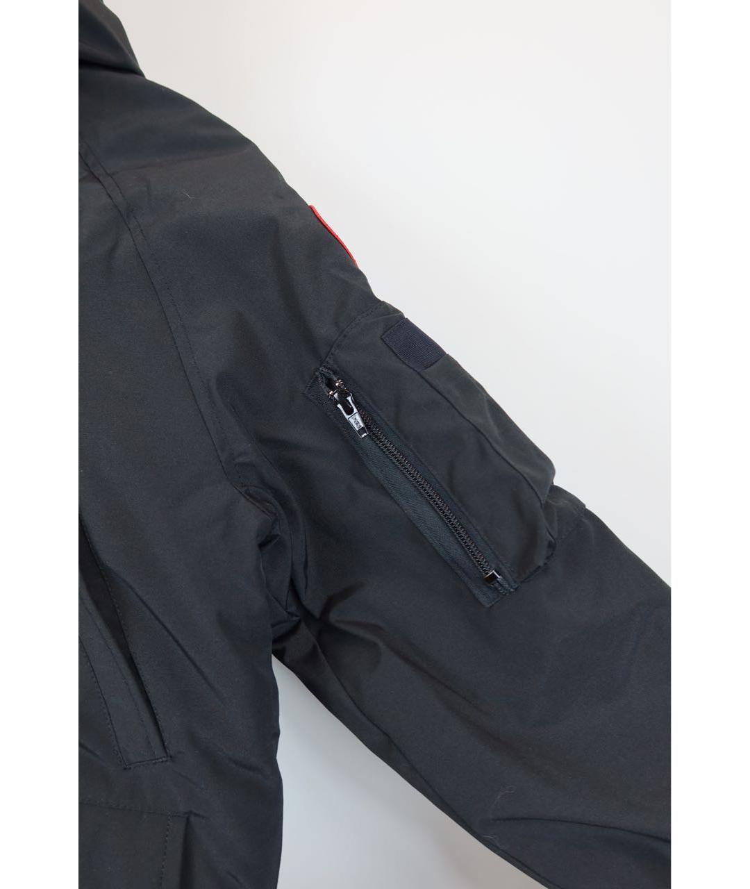 CANADA GOOSE Черная полиамидовая куртка, фото 4