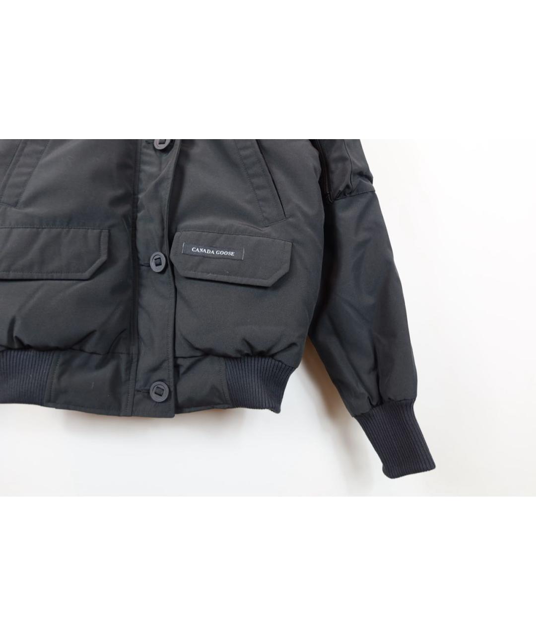 CANADA GOOSE Черная полиамидовая куртка, фото 3