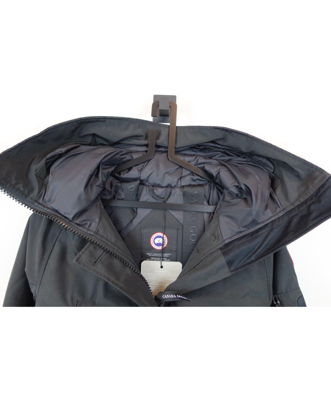 CANADA GOOSE Черная полиамидовая куртка, фото 6