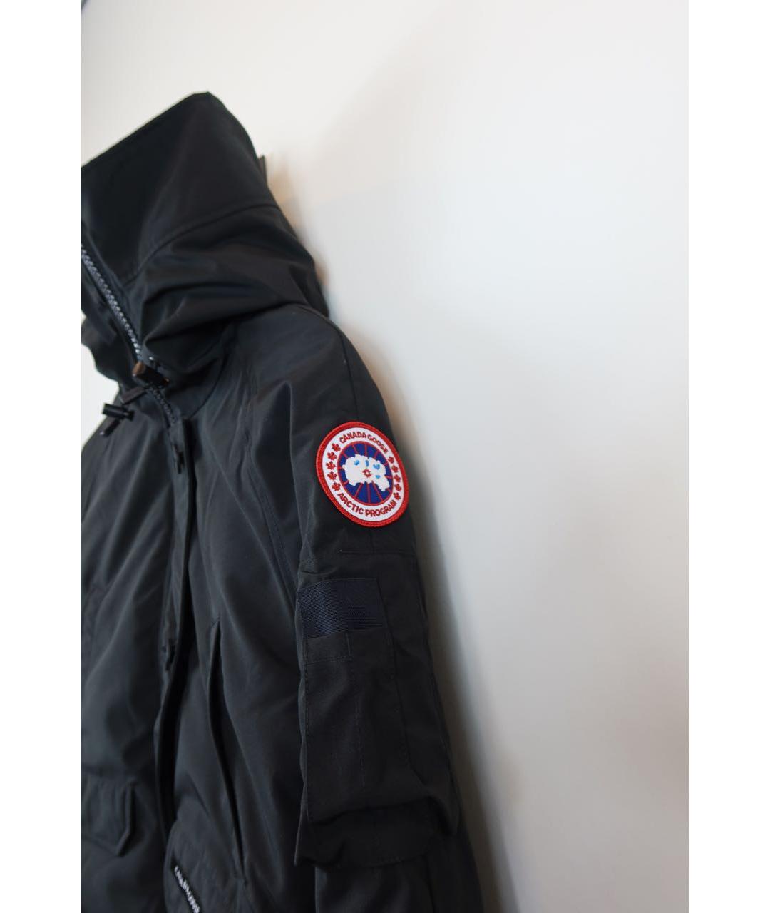 CANADA GOOSE Черная полиамидовая куртка, фото 5