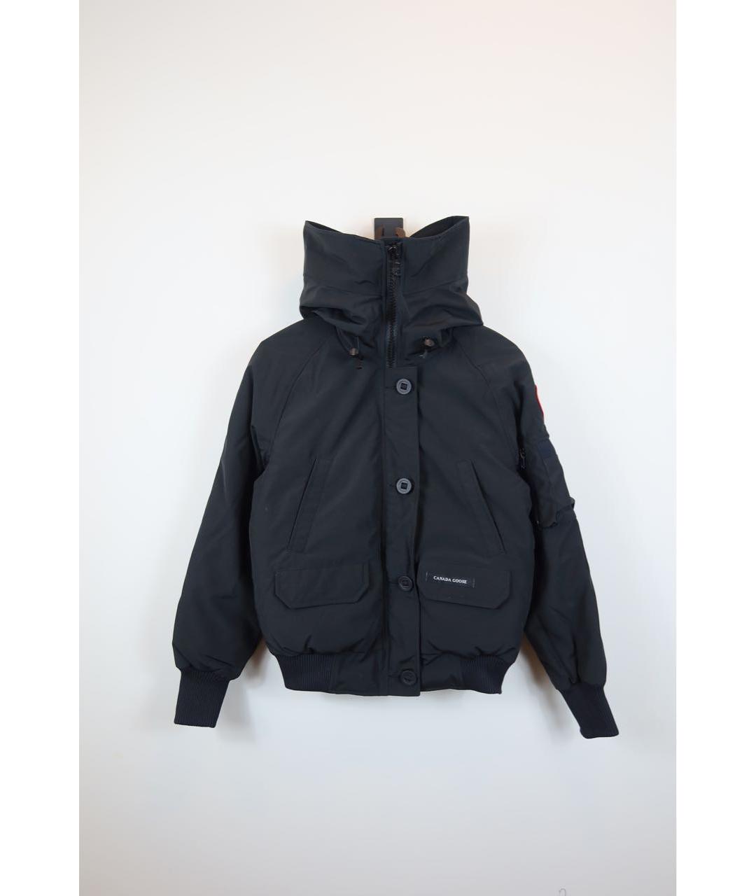 CANADA GOOSE Черная полиамидовая куртка, фото 8