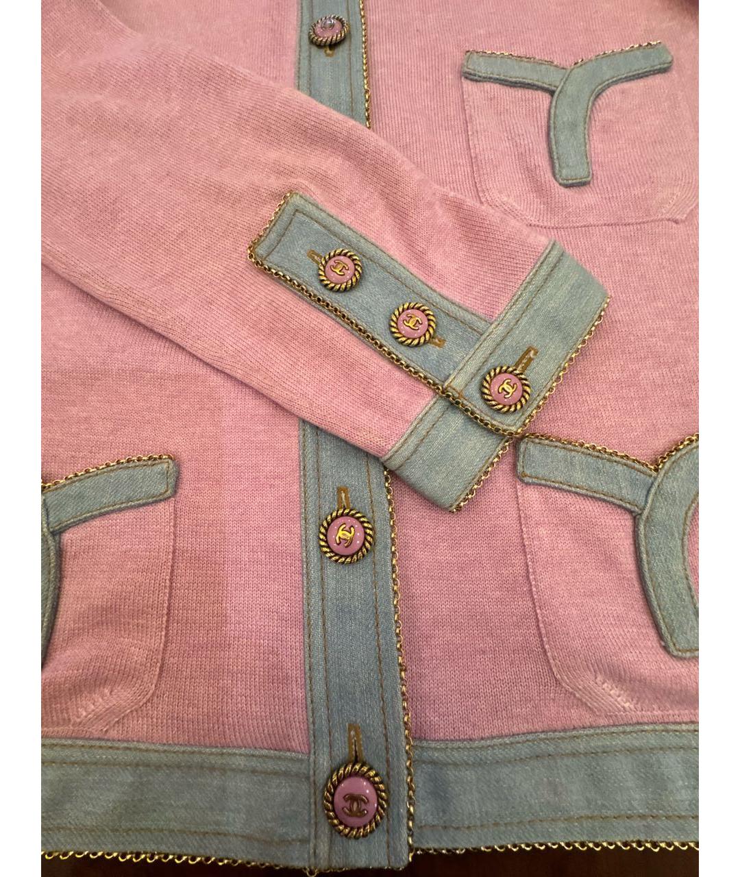 CHANEL Розовая вискозная рубашка, фото 2