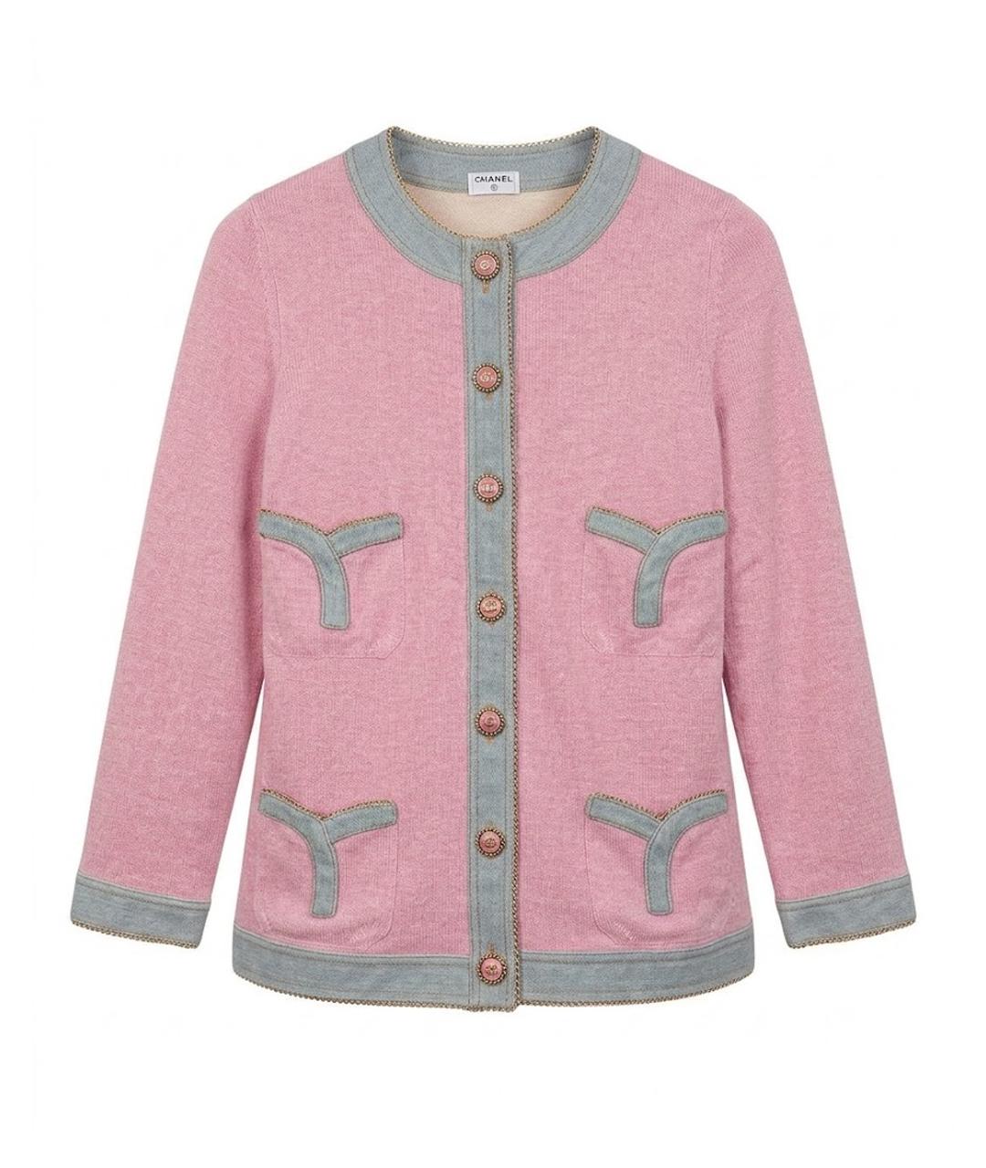 CHANEL Розовая вискозная рубашка, фото 1