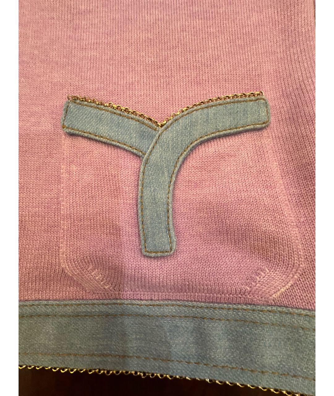 CHANEL Розовая вискозная рубашка, фото 3