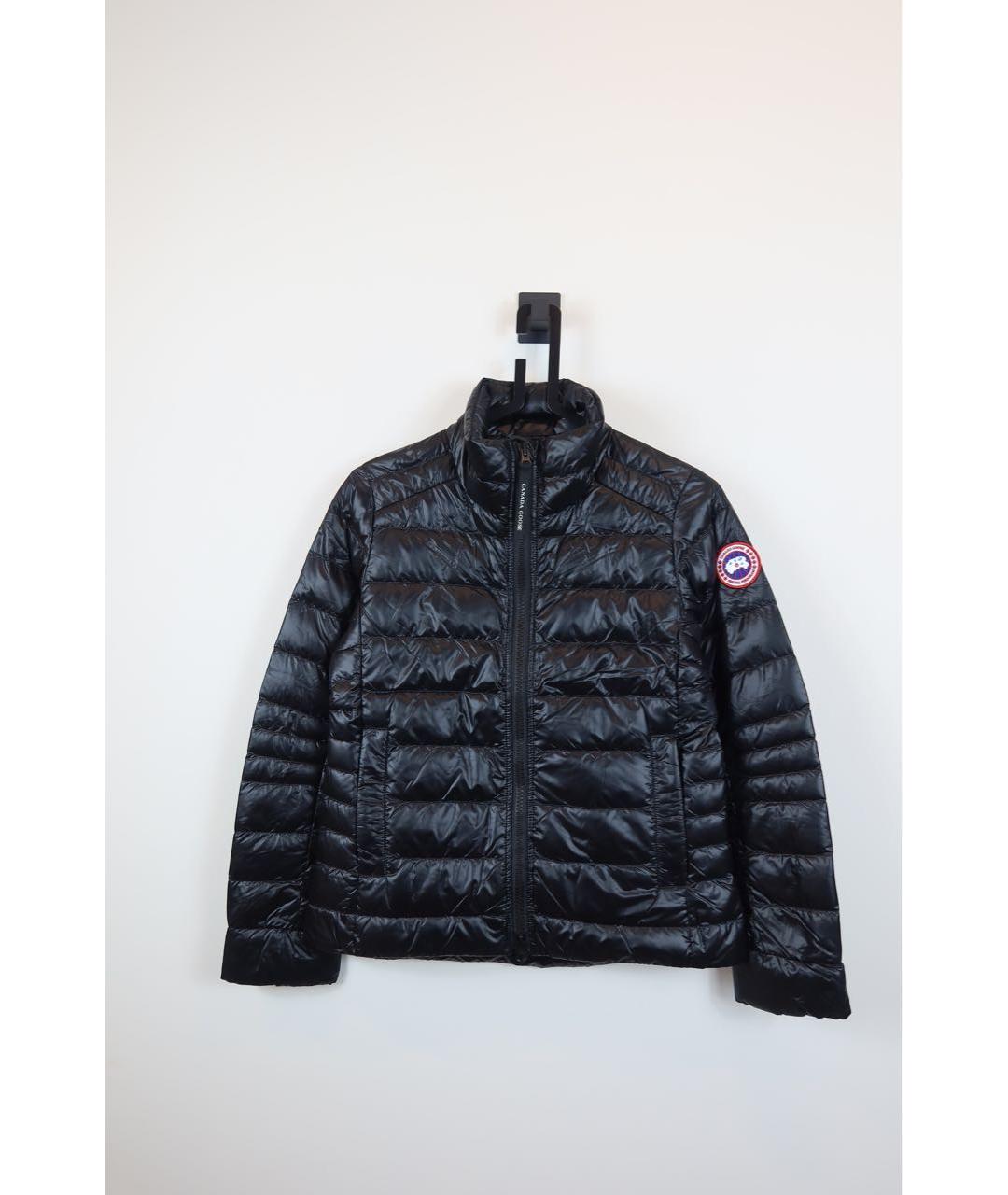 CANADA GOOSE Черный полиамидовый пуховик, фото 8