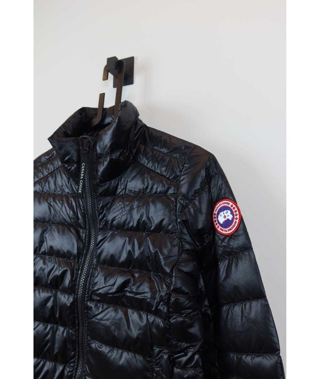 CANADA GOOSE Черный полиамидовый пуховик, фото 5