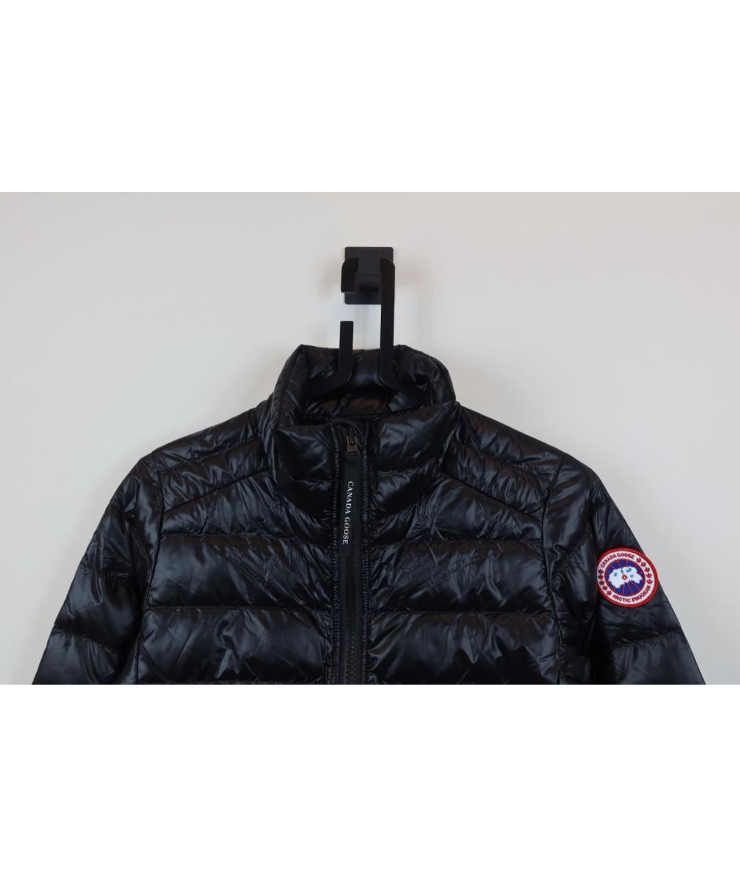 CANADA GOOSE Черный полиамидовый пуховик, фото 3