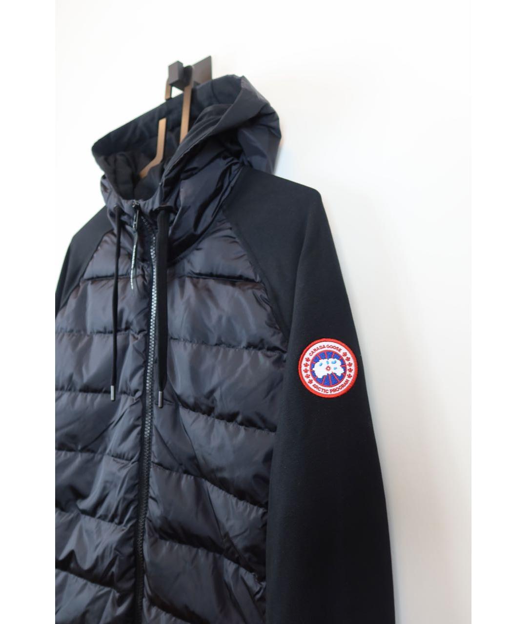 CANADA GOOSE Черная полиамидовая куртка, фото 5